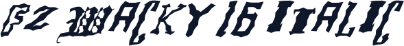 FZ WACKY 16 ITALIC