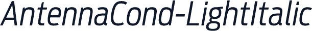 AntennaCond-LightItalic