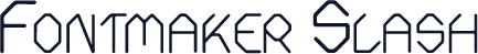 Fontmaker Slash
