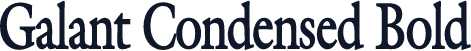 Galant Condensed Bold