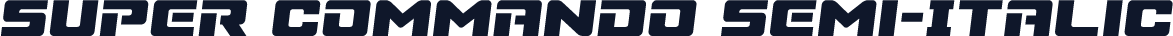 Super Commando Semi-Italic