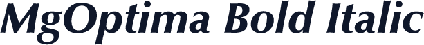 MgOptima Bold Italic