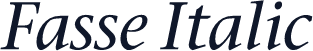 Fasse Italic