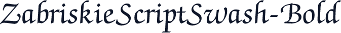 ZabriskieScriptSwash-Bold
