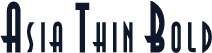 Asia Thin Bold