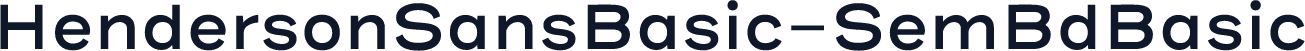 HendersonSansBasic-SemBdBasic