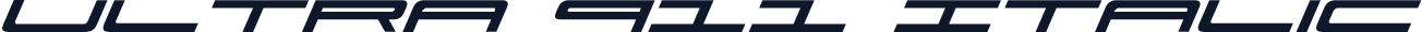 Ultra 911 Italic