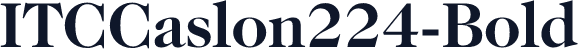 ITCCaslon224-Bold