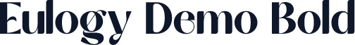 Eulogy Demo Bold