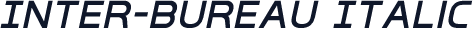 Inter-Bureau Italic