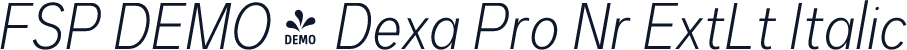 FSP DEMO - Dexa Pro Nr ExtLt Italic