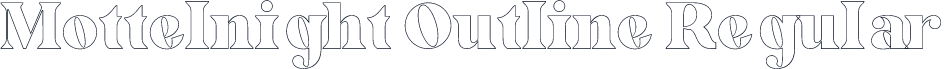 Mottelnight Outline Regular