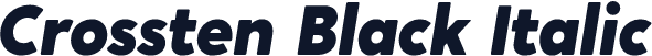 Crossten Black Italic