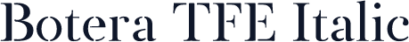 Botera TFE Italic