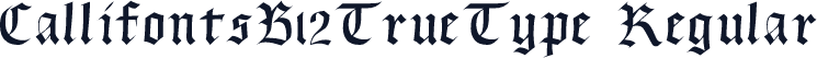 CallifontsB12TrueType Regular