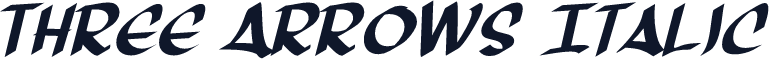 Three Arrows Italic
