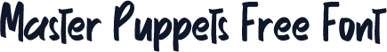 Master Puppets Free Font
