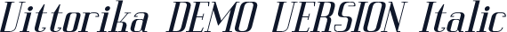 Vittorika DEMO VERSION Italic