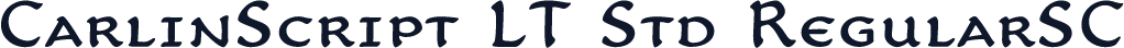 CarlinScript LT Std RegularSC