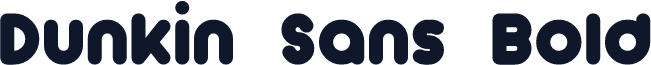 Dunkin Sans Bold