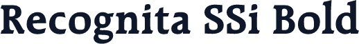 Recognita SSi Bold