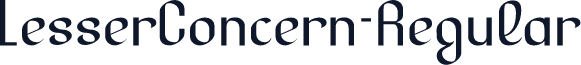 LesserConcern-Regular