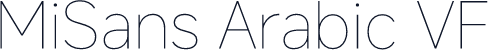 MiSans Arabic VF