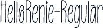 HelloRenie-Regular
