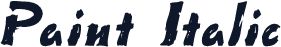 Paint  Italic