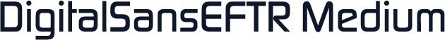 DigitalSansEFTR Medium