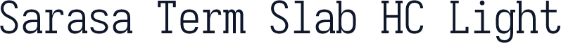 Sarasa Term Slab HC Light
