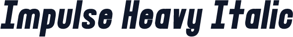 Impulse Heavy Italic