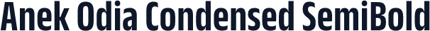 Anek Odia Condensed SemiBold