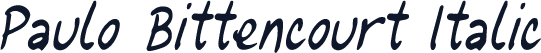 Paulo Bittencourt Italic