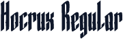 Hocrux Regular