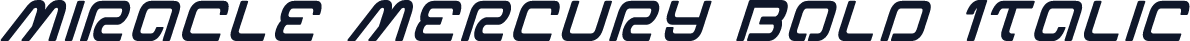 Miracle Mercury Bold Italic
