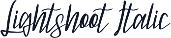 Lightshoot Italic