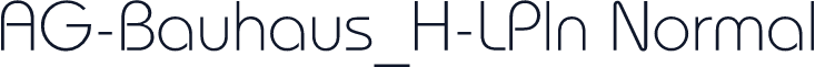 AG-Bauhaus_H-LPln Normal