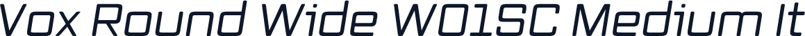 Vox Round Wide W01SC Medium It