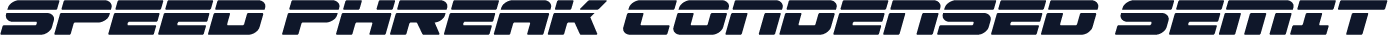 Speed Phreak Condensed SemIt