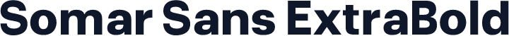 Somar Sans ExtraBold