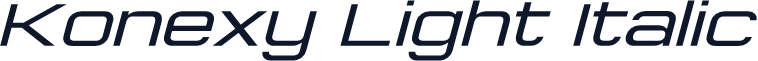 Konexy Light Italic