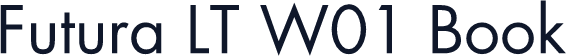 Futura LT W01 Book