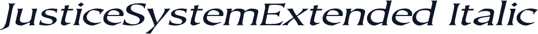 JusticeSystemExtended Italic