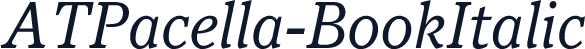 ATPacella-BookItalic