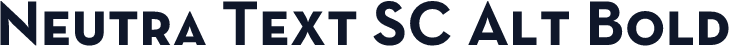 Neutra Text SC Alt Bold