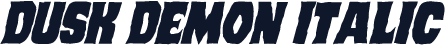 Dusk Demon Italic