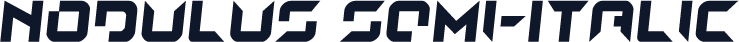 Nodulus Semi-Italic