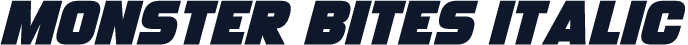 Monster Bites Italic