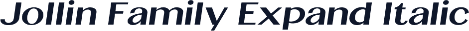 Jollin Family Expand Italic